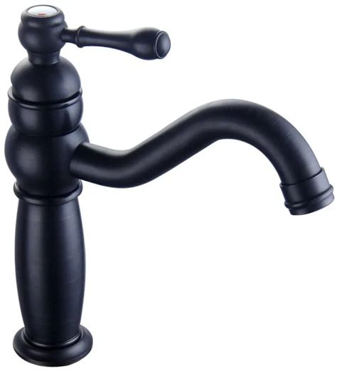 Oil Rubbed Bronze Bathroom Faucets Vessel Lavatory One Hole/Handle ...