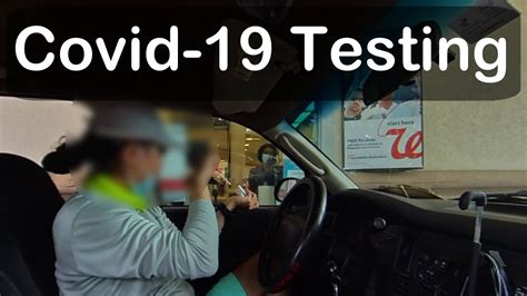 Walgreens Covid-19 Drive Thru Test @JamesBondJB007 - YouTube