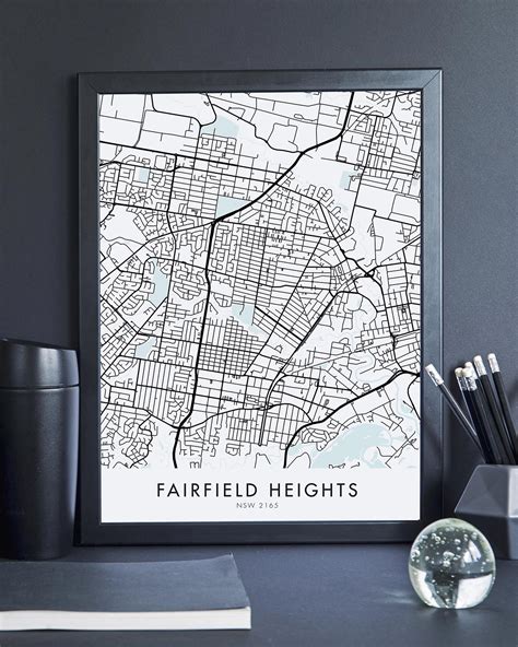 Sydney – Fairfield Heights Map Print - Chelsea Chelsea