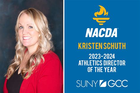 Genesee Community College's Kristen Schuth Named NACDA 2023-2024 Athletics Director of the Year