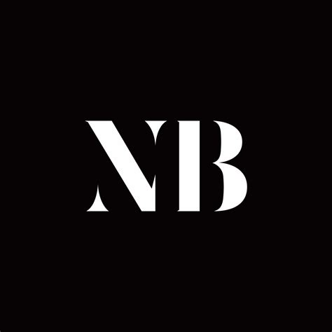 NB Logo Letter Initial Logo Designs Template 2767837 Vector Art at Vecteezy