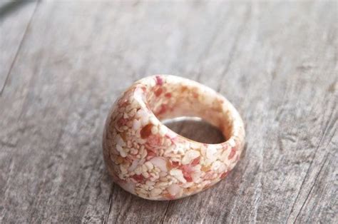 Bermuda Pink Sand Jewelry Oval Statement Ring on Etsy Made In Bermuda La Garza Bermuda | Bermuda ...