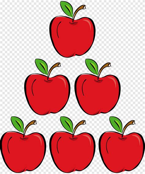 Natural number Counting Mathematics Ordinal number, Cartoon Apples, love, child png | PNGEgg