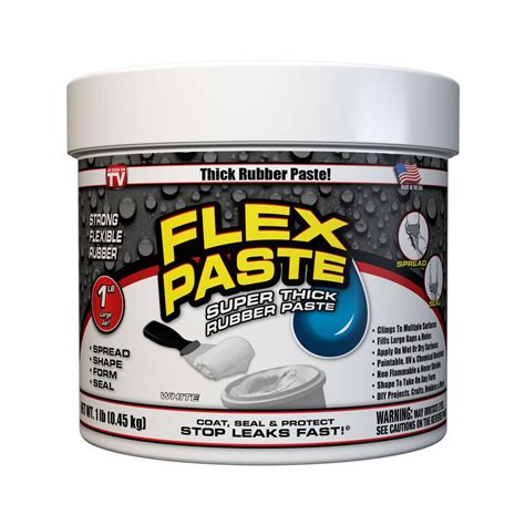 Reviews for FLEX SEAL FAMILY OF PRODUCTS Flex Paste 1 lb. White All-Purpose Strong Flexible ...