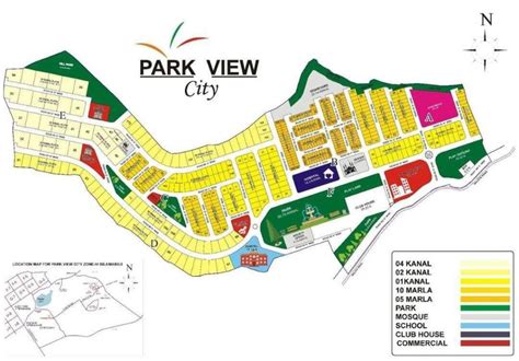 Park View City Islamabad Map (UPDATED) Project Details | NOC | location ...