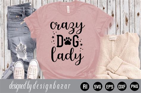 Crazy Dog Lady Graphic by designbazar · Creative Fabrica