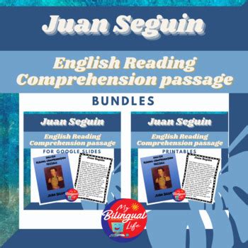 Juan Seguin - English Biography Reading Activity Bundle | TPT