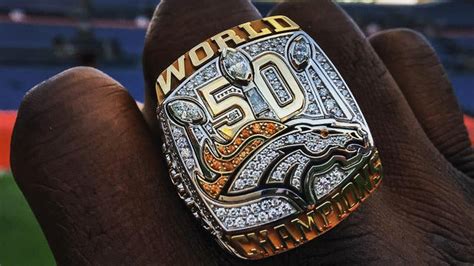 LOOK: The Broncos' massive Super Bowl 50 rings boast 212 diamonds ...