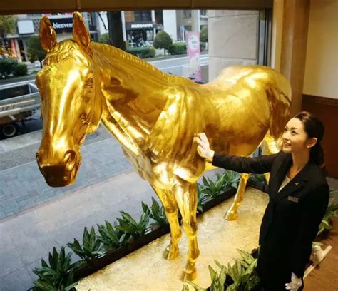 Gold Horse statue | Business Insider India