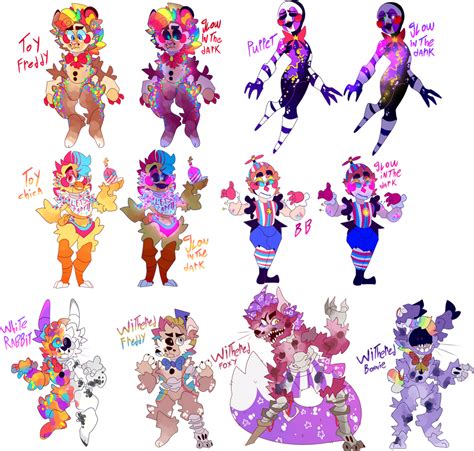 Fnaf character redesigns | 3/?? by CEILING-STARS on DeviantArt