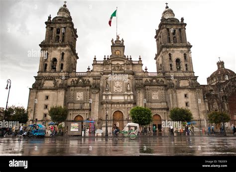 Cathedral, Zocalo, centro historico, Mexico City, Mexico Stock Photo ...