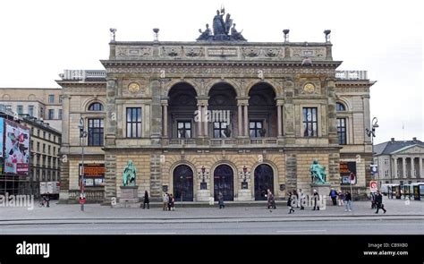 Frontage of Det Kongelige Teater - The Royal Theatre - on Kongens Stock ...