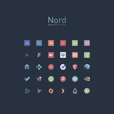 Nord Extra Dock Icons by Mnmldsgn on DeviantArt