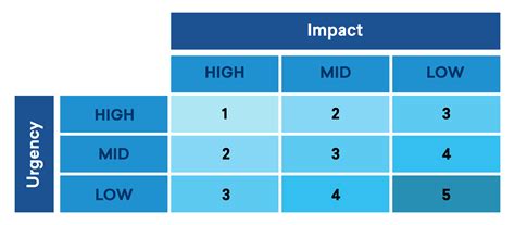 Priority Rating Scale