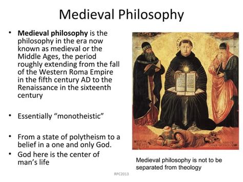 Medieval philosophy