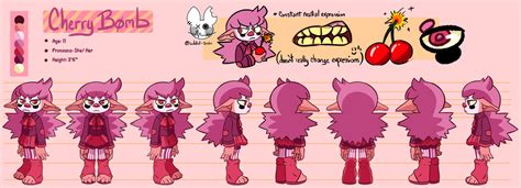 ArtStation - Cherry Bomb - Character Sheet