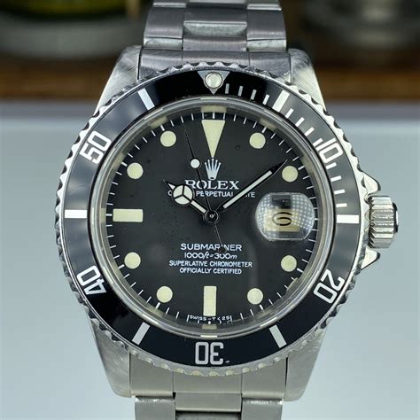 1981 Vintage Rolex Submariner 16800 Matte Dial - Awadwatches