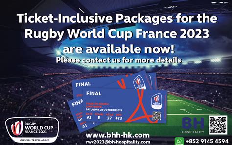 Secure your tickets for the Rugby World Cup in France! - HKFC Rugby