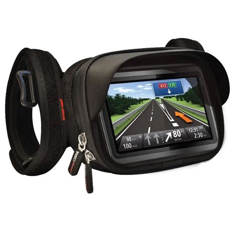 So Easy Rider waterproof GPS Mount holder case for TOMTOM, Magellan GARMIN GPS in 6 inch to tie ...