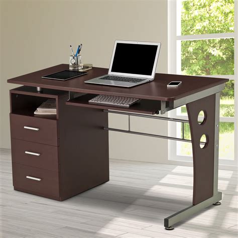 Computer Desk With Keyboard Tray | Twin Bed And Mattress Bundle