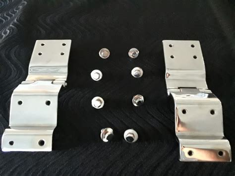 1973 -1991 Chevy K5 blazer chrome tailgate hinges with hardware. for ...