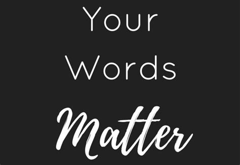 Words Matter - Kristi Copeland