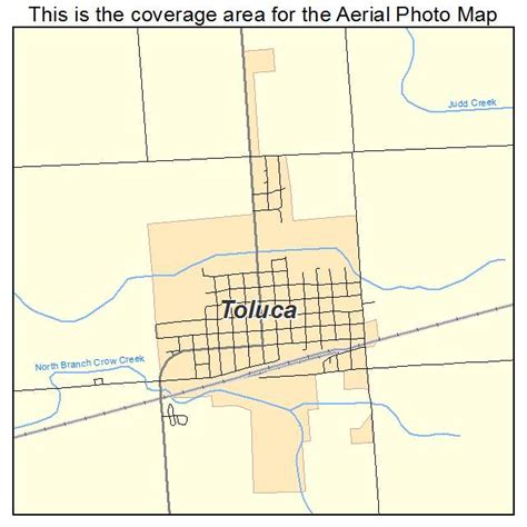 Aerial Photography Map of Toluca, IL Illinois