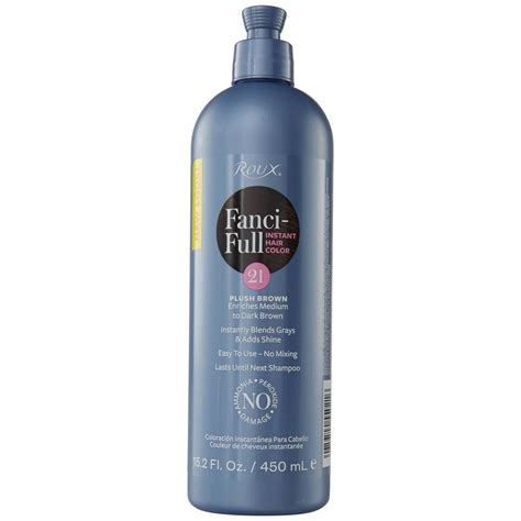 Roux Fanci Full Temporary Color Rinse, 21 Plush Brown, 15 Oz,Pack of 6 - Walmart.com