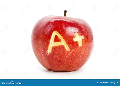 Red Apple And A Plus Sign Royalty Free Stock Images - Image: 14480909