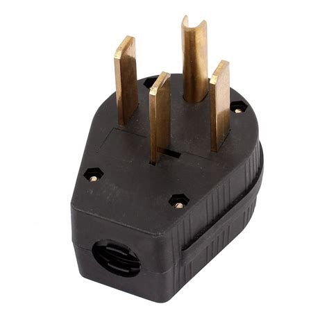 Industrial Grade NEMA 14-50p 50A 125V Straight US Four Holes Plug - Walmart.com - Walmart.com