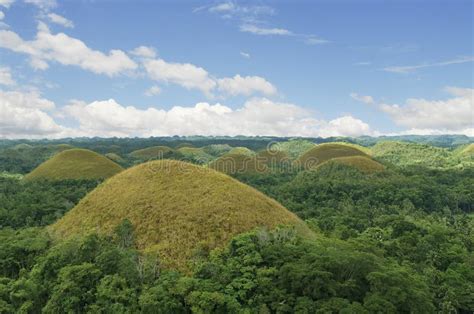 Chocolate Hills stock photo. Image of mounds, clouds - 60666132