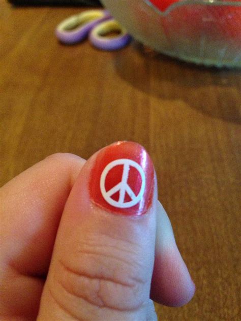 30 Peace Sign Nail Decals by MoonWorksEmporium on Etsy Peace Sign Nails ...