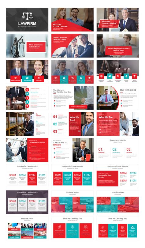 Law Firm PowerPoint Presentation template - TemplateMonster