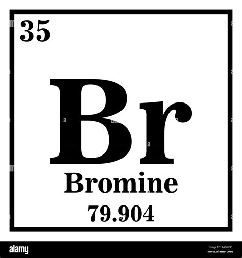 Bromine symbol hi-res stock photography and images - Alamy