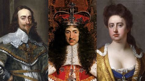 The Kings and Queens of England: The Stuarts. 1603 - 1649 & 1660 - 1714 ...