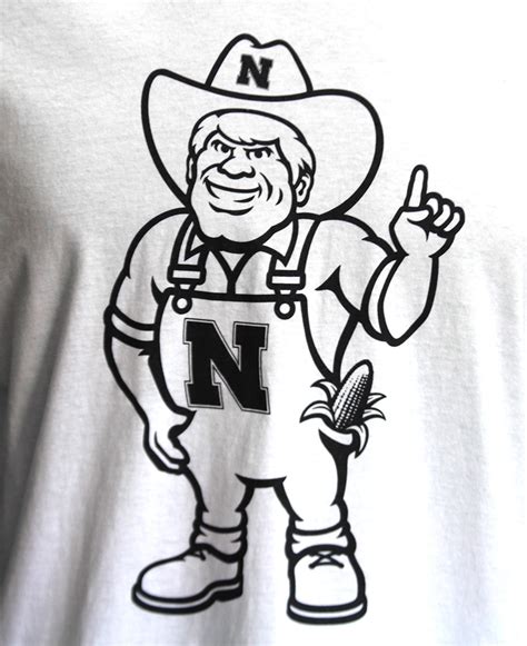 White Herbie Husker Black Outline SS Tee Western