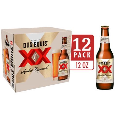 Dos Equis Ambar Mexican Lager Beer Bottles, 12 bottles / 12 fl oz - Kroger