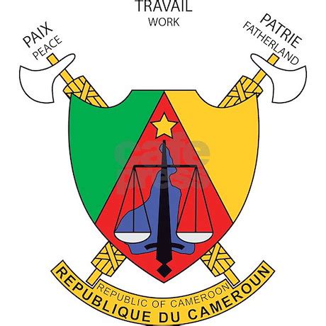 Cameroon Coat of Arms Banner by w2arts