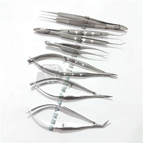 Microsurgery Instruments Set Plastic Surgery Instruments Micro Tweezers ...