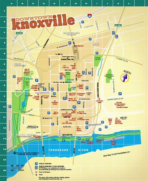 festival map knoxville | Chalk Walk » Downtown Knoxville Map ...