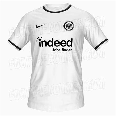 Eintracht Frankfurt Home Soccer Jersey Replica Mens 2022/23 Soccer Shop ...