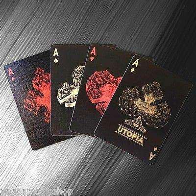 Utopia Gold & Black 2 Deck Set Bicycle Playing Cards – PlayingCardDecks.com