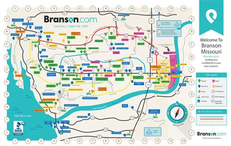 Map of Branson, MO