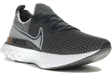 Nike React Infinity Run Flyknit M homme Noir pas cher