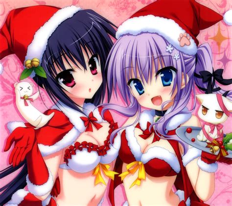 Christmas anime wallpapers for iPhone Android and smartphones