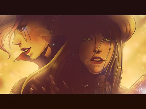 VI e Caitlyn by lazyhawk on DeviantArt