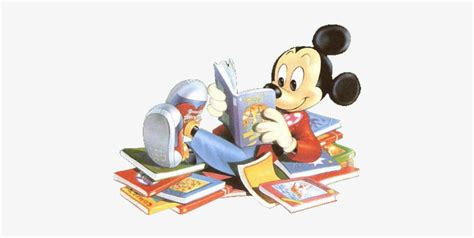 Mickey - Mickey Mouse Reading Book - Free Transparent PNG Download - PNGkey