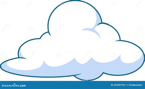 Cartoon Sky Cloud stock vector. Illustration of drawing - 225497767