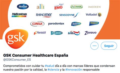 GSK Consumer Healthcare España estrena cuenta corporativa en Twitter