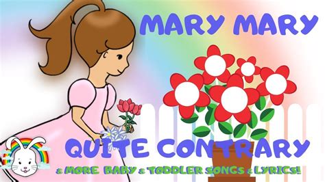 Mary Mary Quite Contrary | Nursery Rhymes w/Lyrics by MyVoxSongs - YouTube